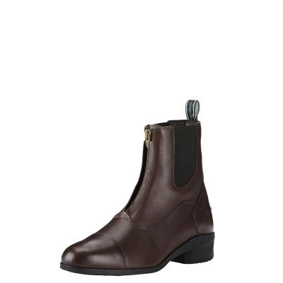 Ariat English: Heritage IV Zip Botas Paddock Hombre - Marrones Oscuro (KWOIC1790)